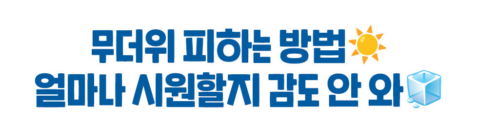 무더위 피하는 방법☀️ 얼마나 시원할 지 감도 안 와🧊