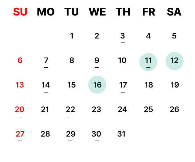 임팩트살롱레터 7월 ESGCSR 사례 - 캘린더