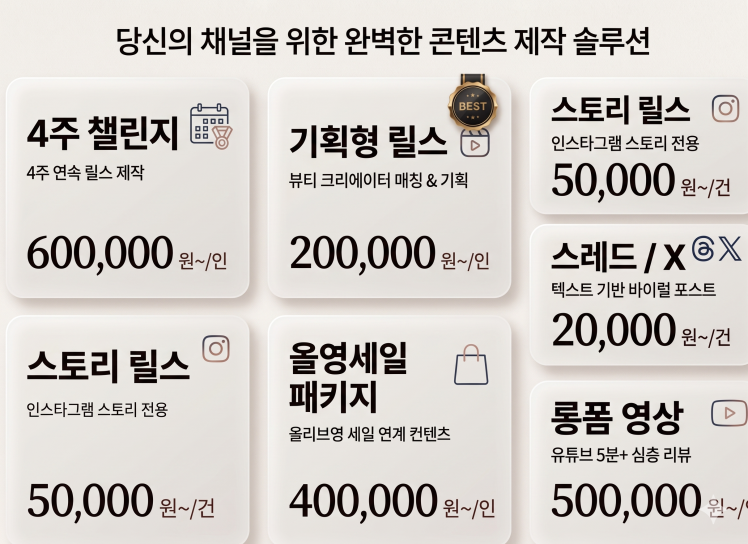 인플루언서에게 원고비 100% 지급