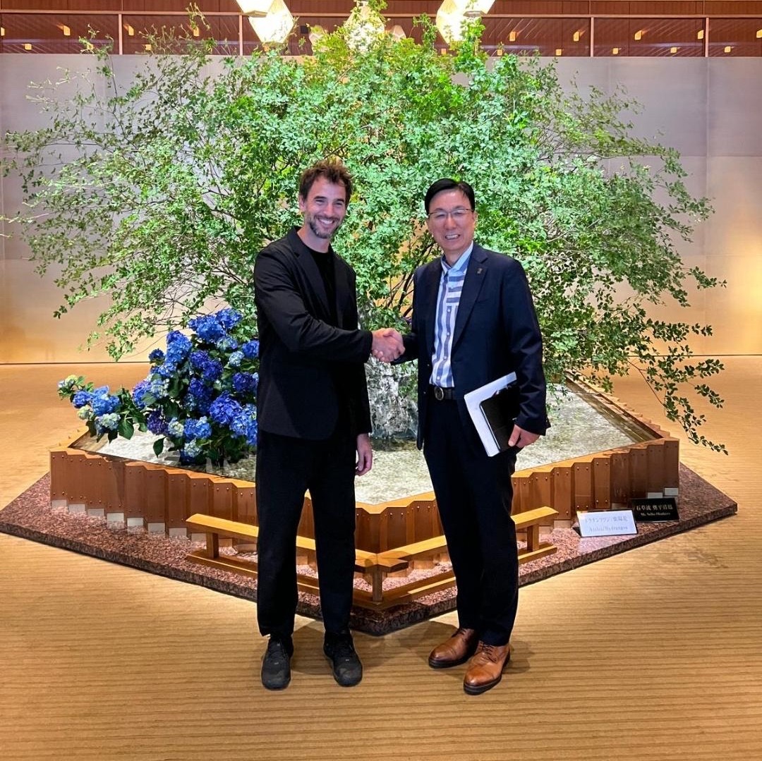 (좌) OurResearch CEO Jason Priem (우) iGroup Asia Pacific COO 김동조