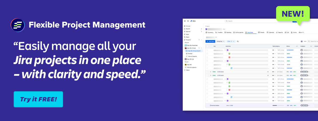 Flexible Project Management for Jira Project
