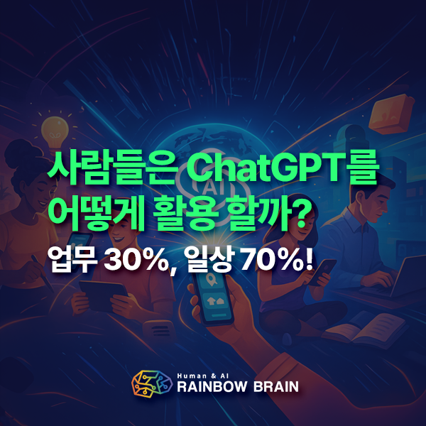 ChatGPT 활용 하는 사람들의 그래픽