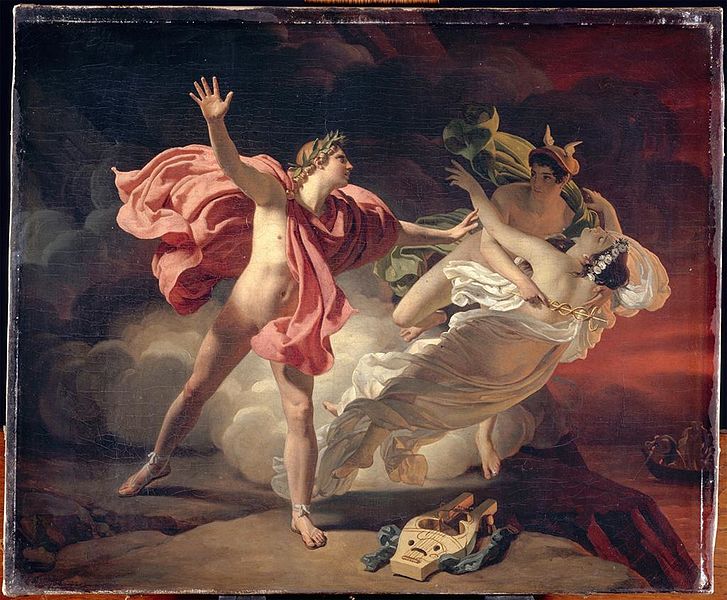 Orphée et Eurydice, Michel Martin Drolling 1820. Musée Magnin de Dijon (France)