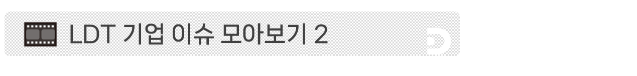 LDT 기업 이슈 모아보기 2
