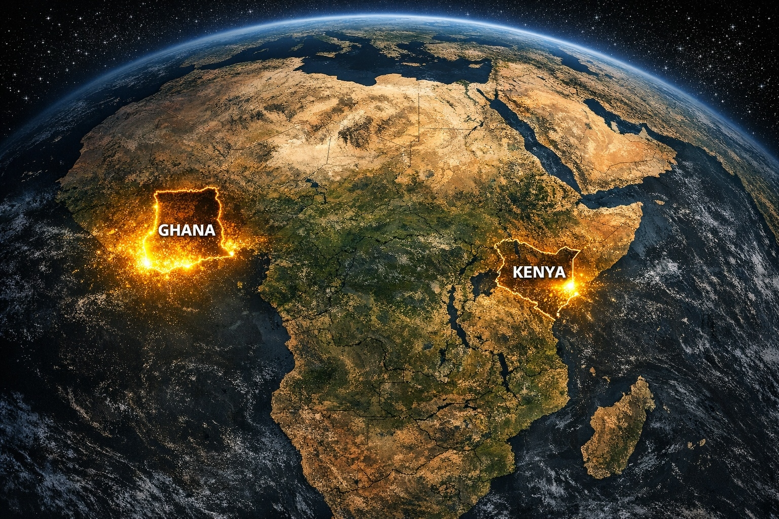 본에어_가나와 케냐 금광 위치